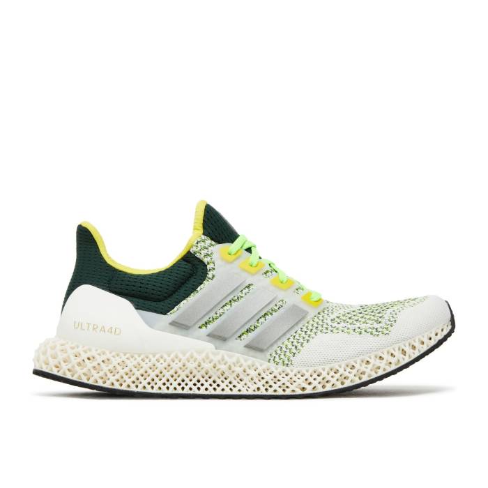 アディダス Adidas 【 Ultra 4D \u0027White Night Metallic\u0027 Men Cloud White/Night Metallic/Beam Yellow 】 ultra ウルトラ ナイト爵 メンズ 白いこと 白いこと ナイト爵 yellow 黄味がかった・黄色