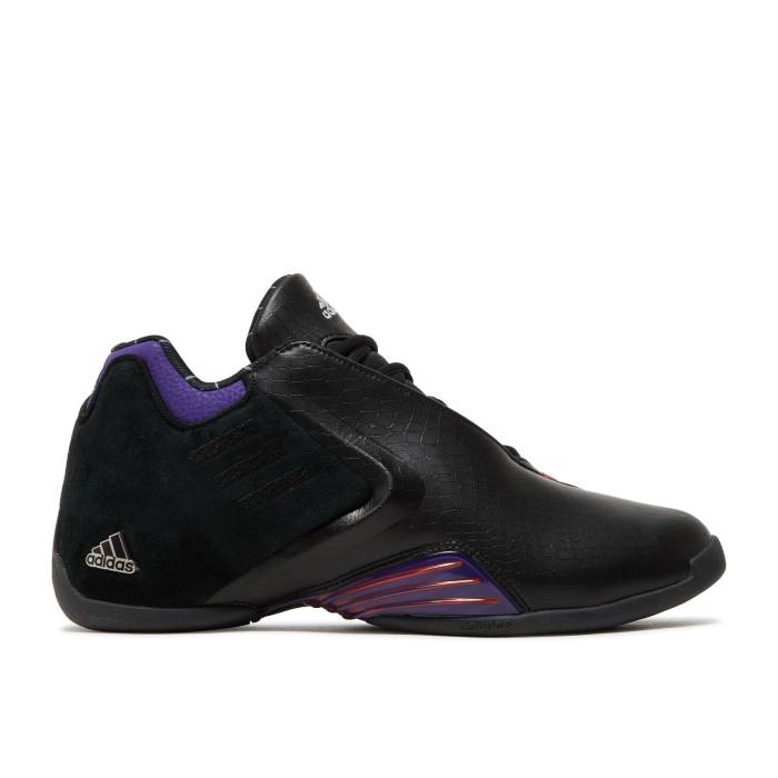アディダス Adidas 【 T-Mac 3 Restomod \u0027Raptors\u0027 Men Core Black/College Purple/Collegiate Red 】 メンズ 中核グループ 黒いこと 黒いこと 分科大学 Purple 紫・パープル Red 赤・赤いこと