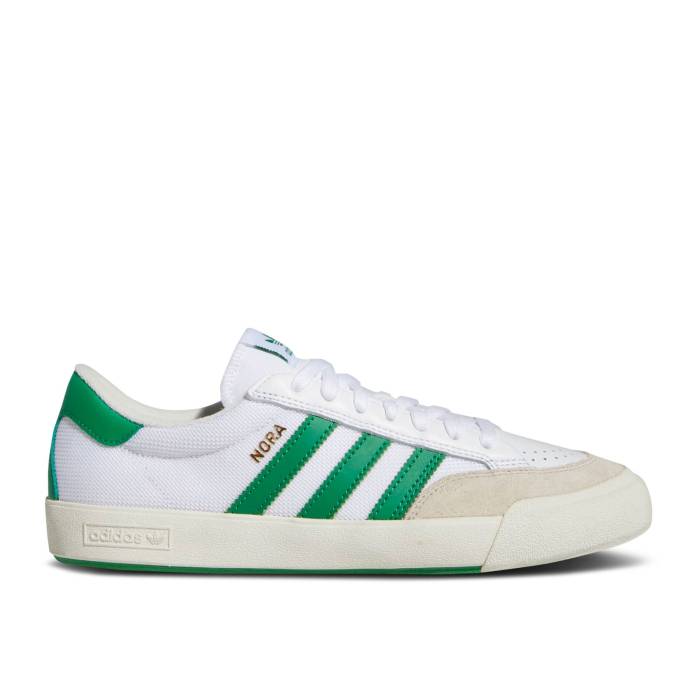 アディダス Adidas 【 Nora 'White Green' Men Cloud White/Green/Cloud White 】 メンズ 白色 ホワイト green 緑・グリーン