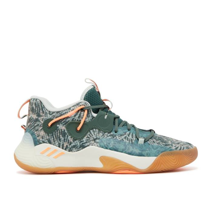 アディダス Adidas 【 Harden Stepback 3 Tie-Dye - Green Oxide Men Green Oxide/Beam Orange/Off White 】 ハーデン ステップバック green 緑・グリーン メンズ green 緑・グリーン orange 橙・オレンジ 白色 ホワイト