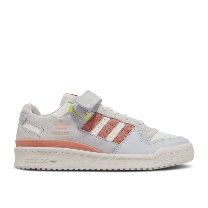 アディダス Adidas 【 Wmns Forum Low \u0027Blue Tint Pink\u0027 Women Off White/Yellow Tint/Blue Tint 】 討論会 レディース 白いこと 白いこと yellow 黄味がかった・黄色 青碧 青碧