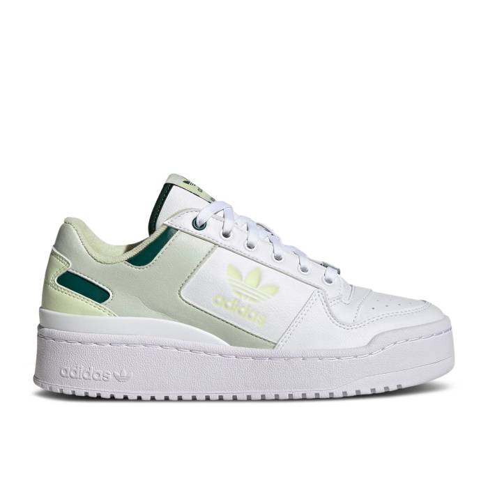 アディダス Adidas 【 Wmns Forum Low Vegan \u0027Make It Juicy - Lime\u0027 Women Cloud White/Linen Green/Almost Lime 】 討論会 レディース 白いこと 白いこと green 緑・緑であること 菩提樹 スニーカー-靴