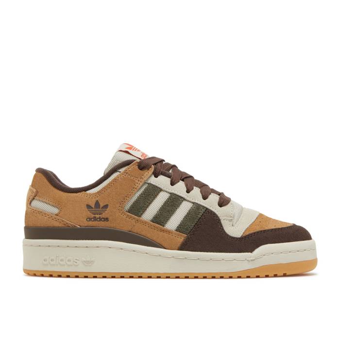 アディダス Adidas 【 Forum Low 84 \u0027Branch Brown\u0027 Men Aluminium/Branch/Brown 】 討論会 メンズ 赤銅色 赤銅色