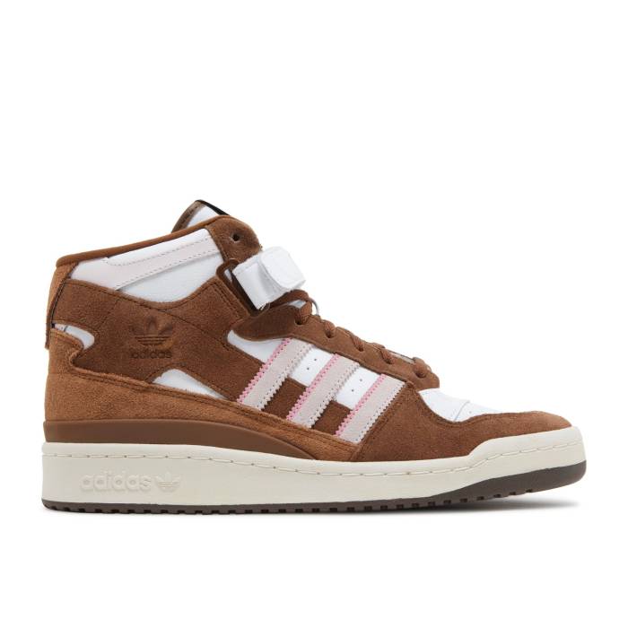 アディダス Adidas 【 Forum Mid \u0027Chocolate To My Strawberry\u0027 Men Cloud White/Light Pink/Pantone 】 討論会 ミッド メンズ 白いこと 白いこと pink サクラ色