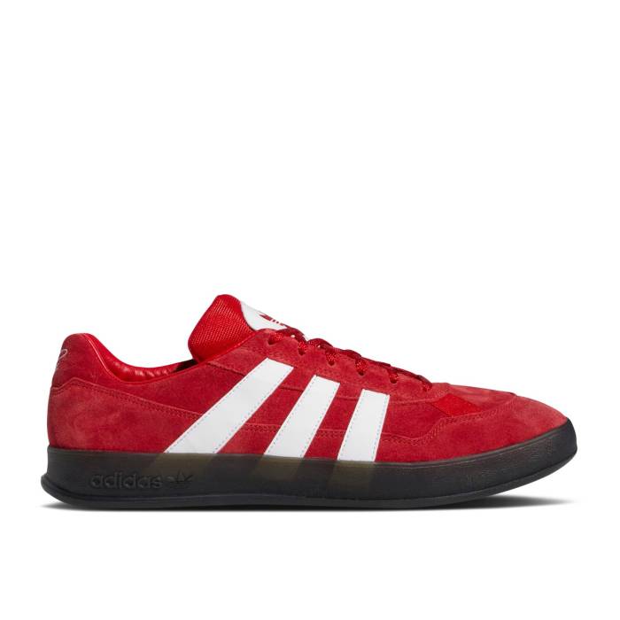 アディダス Adidas 【 Mark Gonzales X Aloha Super \u0027Chair Fight\u0027 Men Scarlet/Cloud White/Cloud White 】 アロハ メンズ 白いこと 白いこと