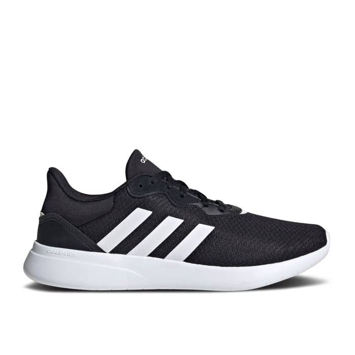 アディダス Adidas 【 Wmns Qt Racer 3.0 \u0027Black White\u0027 Women Core Black/Cloud White/Almost Pink 】 レディース 中核グループ 黒いこと 黒いこと 白いこと 白いこと pink サクラ色