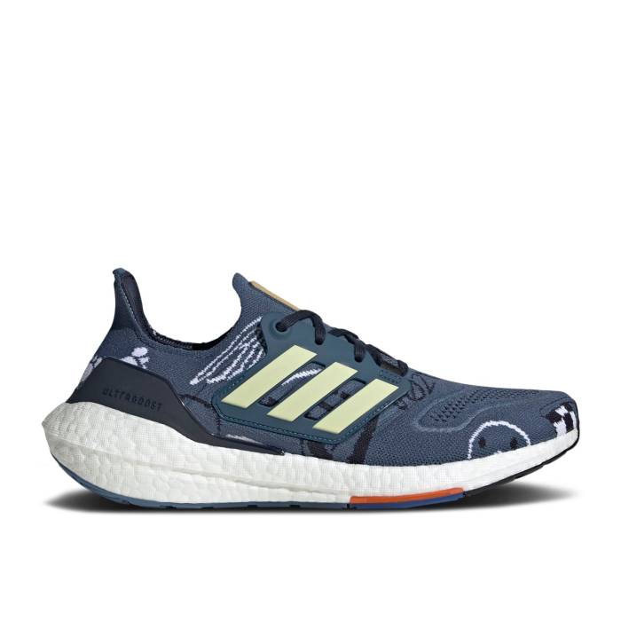 アディダス Adidas 【 Ultraboost 22 \u0027Wonder Steel Almost Yellow\u0027 Men Wonder Steel/Almost Yellow/Legend Ink 】 Steel スチール写真 メンズ Steel スチール写真 yellow 黄味がかった・黄み Legend 先祖伝承 メンズ靴-スニーカー-靴