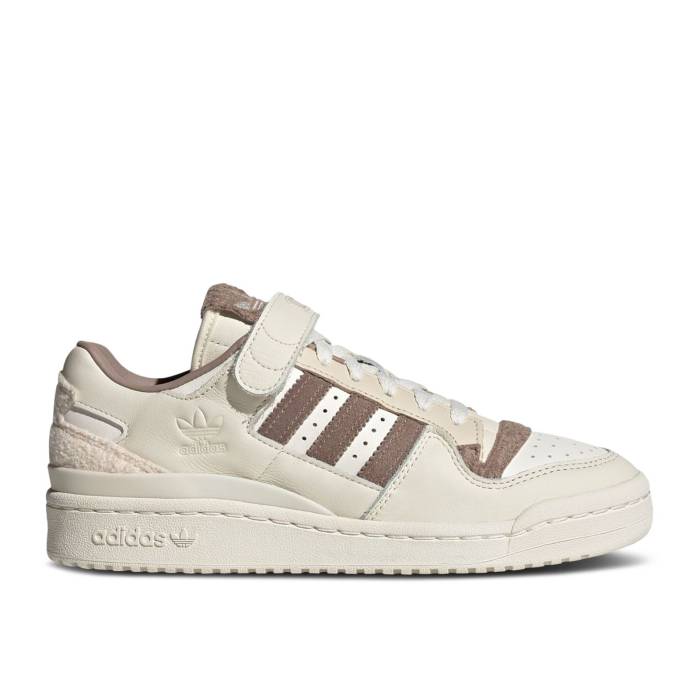 アディダス Adidas 【 Wmns Forum 84 Low 'Halo Ivory Fleece' Women Chalk White/Chalk White/Halo Ivory 】 フォーラム アイボリー レディース 白色 ホワイト アイボリー