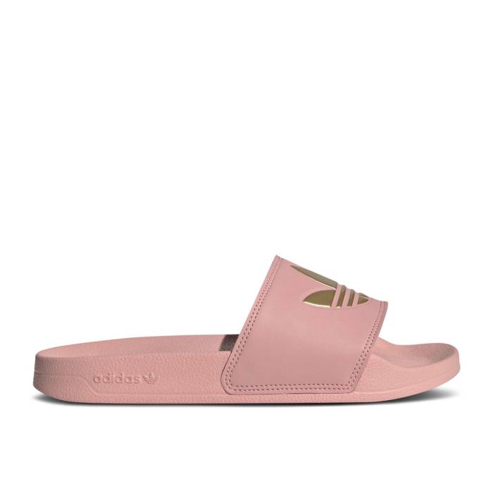 アディダス Adidas 【 Wmns Adilette Lite Slide 'Wonder Mauve Matte Gold' Women Wonder Mauve/Wonder Mauve/Matte Gold 】 アディレッタ ライト Slide サンダル レディース ゴールド