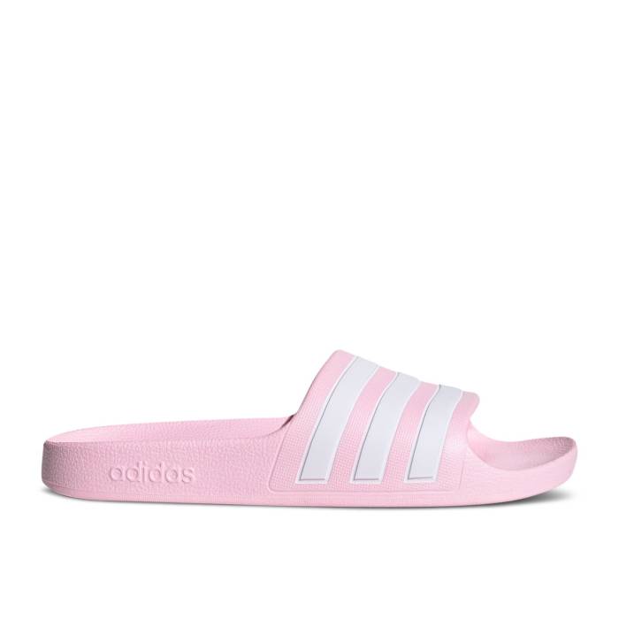 アディダス Adidas 【 Adilette Aqua Slide J \u0027Clear Pink White\u0027 Youth Clear Pink/Cloud White/Clear Pink 】 アディレッタ アクア Slide サンダル pink さくら色 お坊っちゃん キッズ pink さくら色 白いこと 白いこと