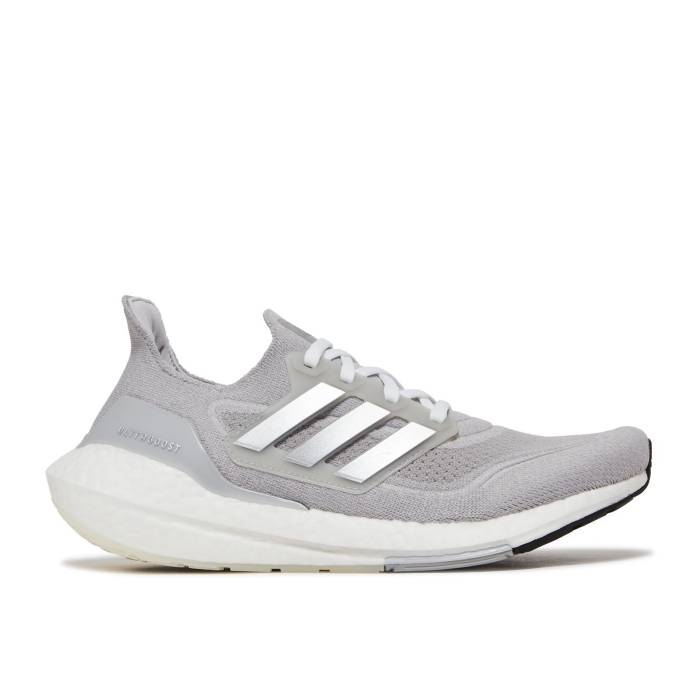 アディダス Adidas 【 Wmns Ultraboost 21 \u0027Grey Silver Metallic\u0027 Women Solid Grey/Silver Metallic/Solid Grey 】 Silver しろがね色・しろがね色 レディース 益荒男 薄墨色 薄墨色 Silver しろがね色・しろがね色