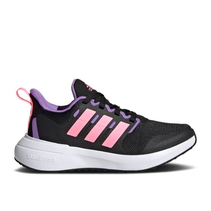 アディダス Adidas 【 Fortarun 2.0 J 'Black Pink Violet' Youth Core Black/Beam Pink/Violet Fusion 】 pink ピンク ジュニア キッズ コア 黒色 ブラック pink ピンク 紫・バイオレット Fusion フュージョン|スニケス
