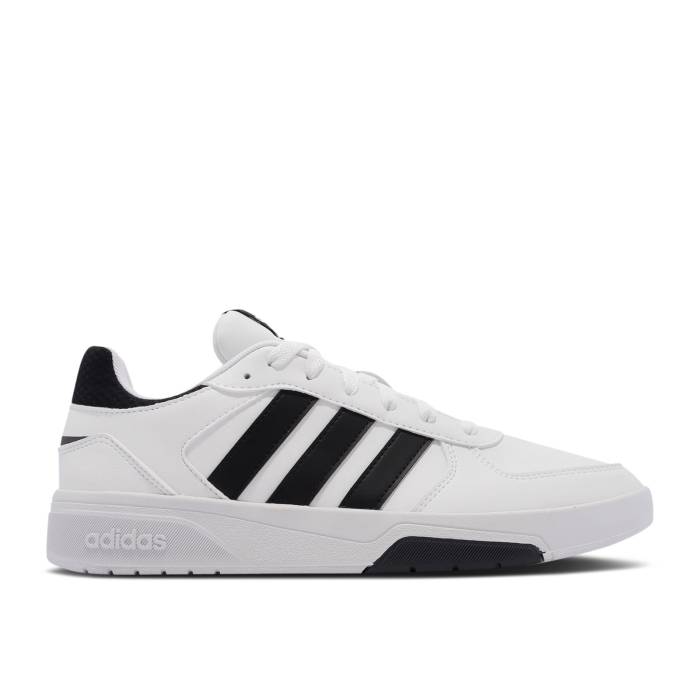 アディダス Adidas 【 Courtbeat \u0027White Black\u0027 Men Cloud White/Core Black/Grey Five 】 メンズ 白いこと 白いこと 中核グループ 黒いこと 黒いこと 薄墨色 薄墨色