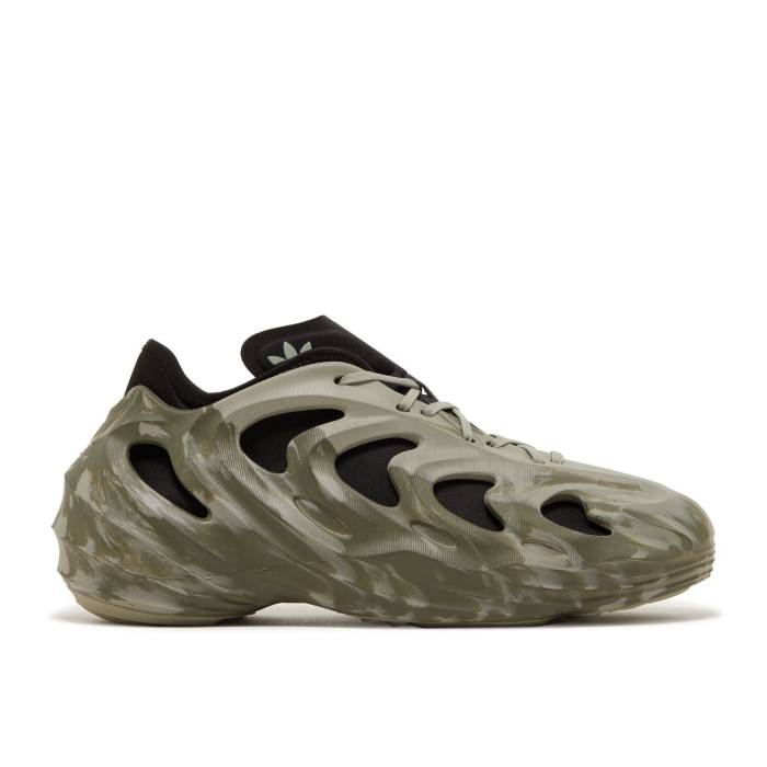 アディダス Adidas 【 Adifom Q \u0027Olive Strata\u0027 Men Silver Pebble/Olive Strata/Bold Gold 】 メンズ Silver しろがね色・しろがね色 olive オリーブ ゴールド