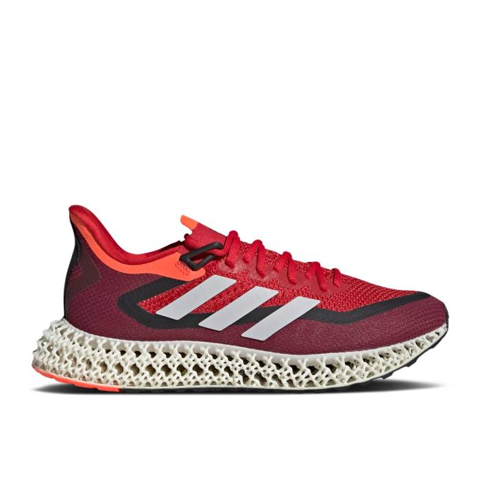 アディダス Adidas 【 4Dfwd carlet Solar Red Men Better Scarlet/Cloud White/Solar Red 】 メンズ 白色 ホワイト Red 赤・レッド