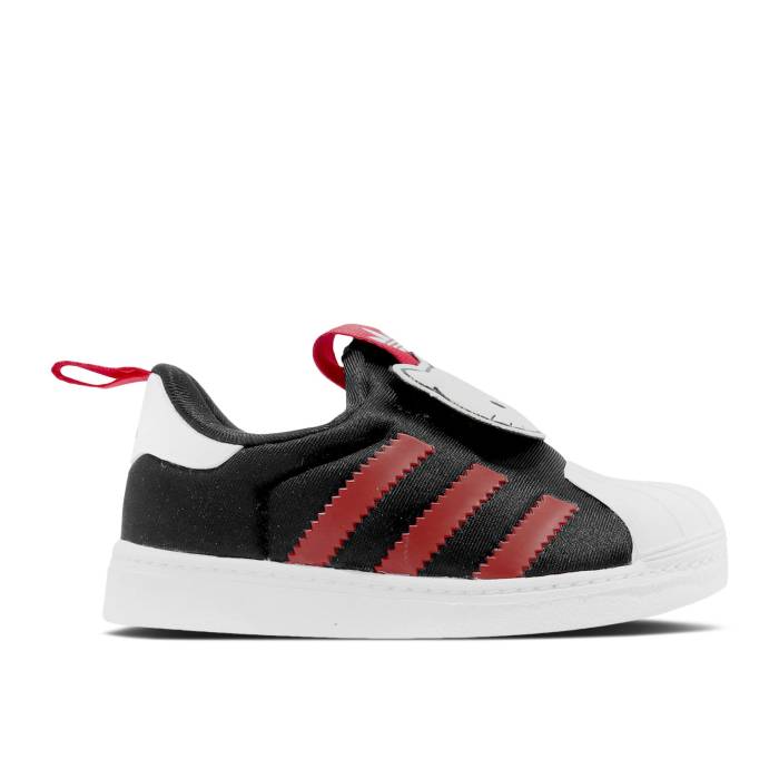アディダス Adidas 【 Hello Kitty X Superstar 360 I 'Black Vivid Red' Infant Core Black/Vivid Red/Cloud White 】 Superstar スーパースター ベビー コア 黒色 ブラック Red 赤・レッド 白色 ホワイト|スニケス