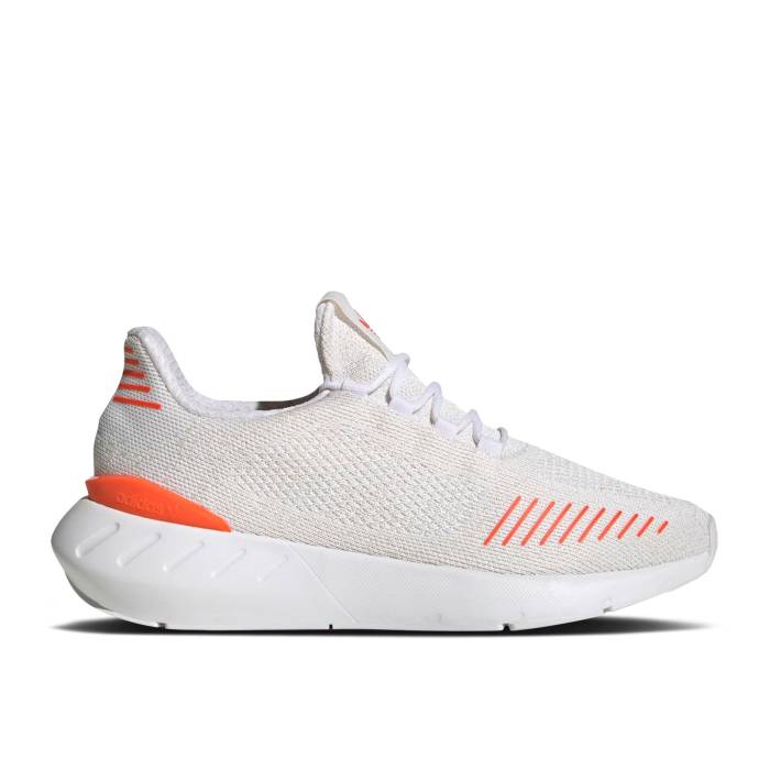 アディダス Adidas 【 Wmns Swift Run 22 \u0027White Impact Orange\u0027 Women Cloud White/Cloud White/Impact Orange 】 Swift 幽客 差しひびき レディース 白いこと 白いこと 差しひびき orange 橙・オレンジ色