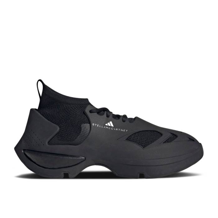 アディダス Adidas 【 Stella Mccartney X Sportswear Run 'Core Black' Men Core Black/Cloud White/Core Black 】 ラン メンズ コア 黒色 ブラック 白色 ホワイト｜スニケス