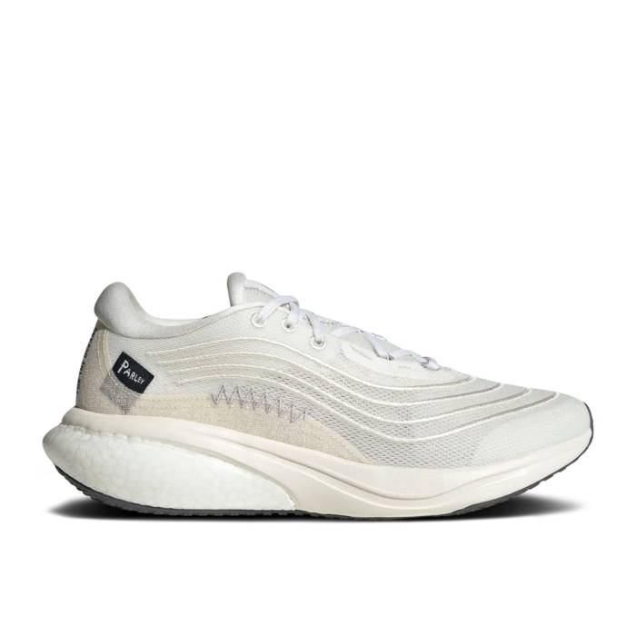 アディダス Adidas 【 Parley X Wmns Supernova 2.0 \u0027Non Dyed\u0027 Women Non Dyed/Chalk White/Silver Dawn 】 スーパーノバ・ノヴァ レディース 白いこと 白いこと Silver しろがね色・しろがね色