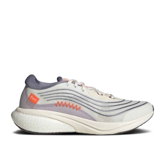 アディダス Adidas 【 Parley X Supernova 2.0 \u0027Non Dyed Silver Violet\u0027 Men Non Dyed/Silver Violet/Impact Orange 】 スーパーノバ・ノヴァ Silver しろがね色・しろがね色 メンズ Silver しろがね色・しろがね色 紫・相撲取り草 インパ