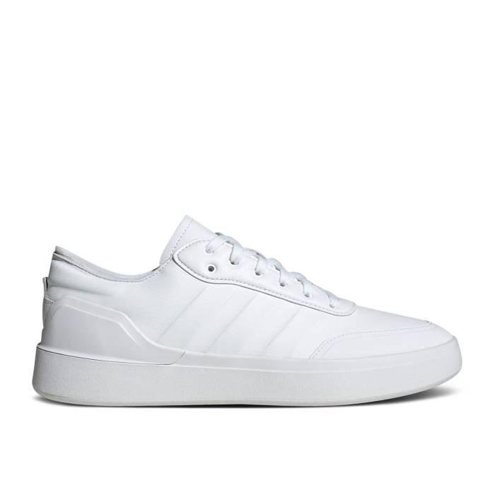 アディダス Adidas 【 Court Revival 'Triple White' Men Cloud White/Cloud White/Cloud White 】 コート メンズ 白色 ホワイト|スニケス