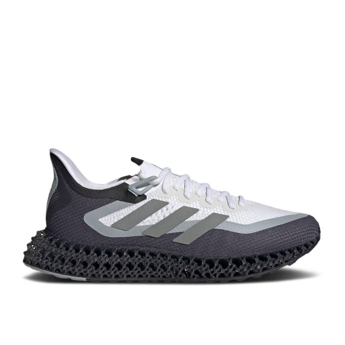 アディダス Adidas 【 4Dfwd White Grey Men Cloud White/Silver Metallic/Light Grey 】 メンズ 白色 ホワイト Silver 銀色・シルバー 灰色 グレー