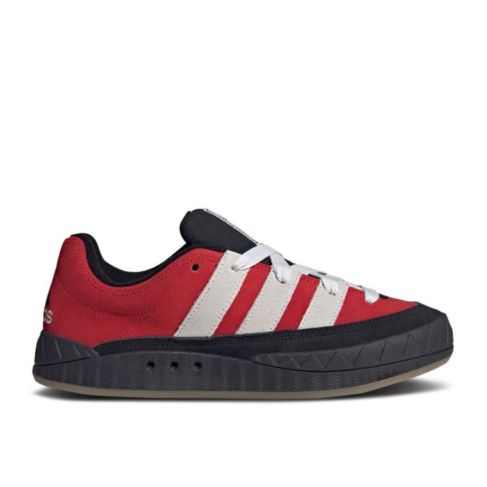 アディダス Adidas 【 Adimatic \u0027Power Red Black\u0027 Men Power Red/Crystal White/Crystal White 】 Red 赤・赤いこと メンズ Power 力強さ Red 赤・赤いこと 白いこと 白いこと