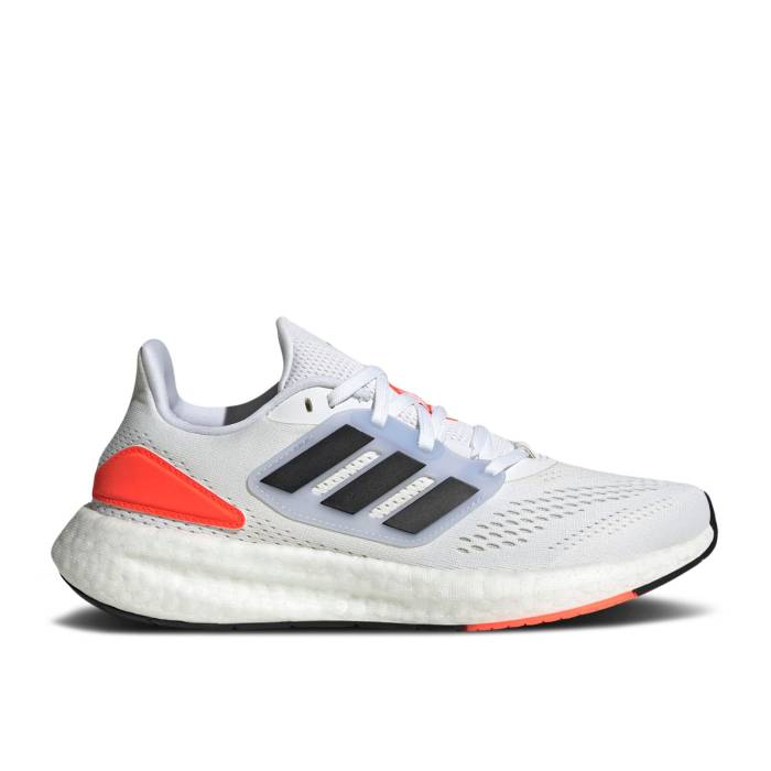 アディダス Adidas 【 Wmns Pureboost 22 \u0027Crystal White Orange\u0027 Women Crystal White/Core Black/Cloud White 】 白いこと 白いこと レディース 白いこと 白いこと 中核グループ 黒いこと 黒いこと