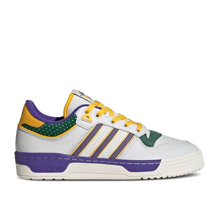 アディダス Adidas 【 Rivalry Low 86 \u0027Utah Jazz\u0027 Men Crystal White/Energy Ink/Bold Gold 】 メンズ 白いこと 白いこと 活動力 ゴールド