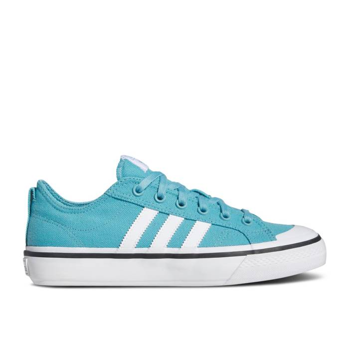 アディダス Adidas 【 Nizza Low Adv 'Preloved Blue' Men Preloved Blue/Cloud White/Core Black 】 メンズ 青色 ブルー 白色 ホワイト コア 黒色 ブラック