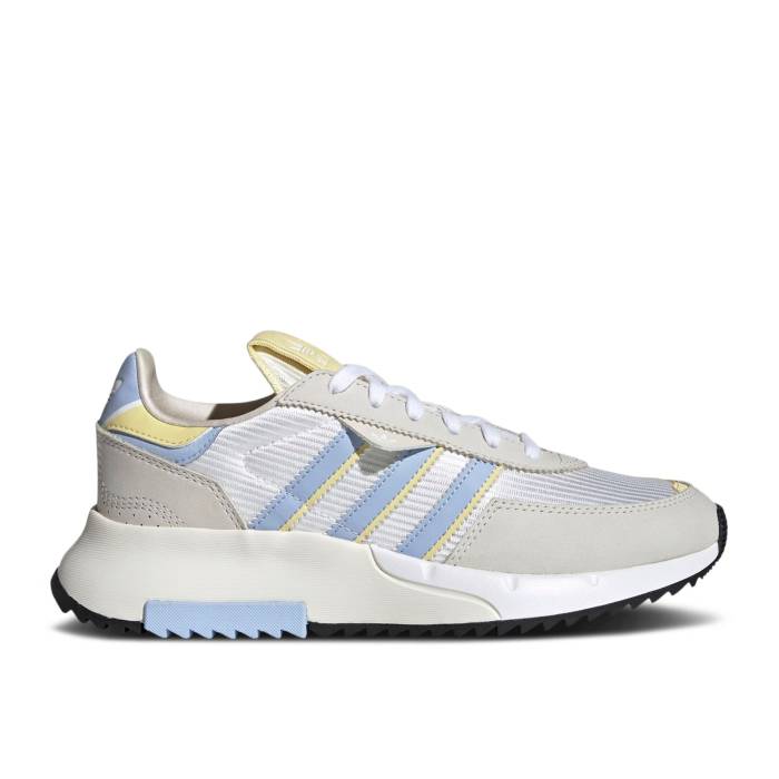 アディダス Adidas 【 Wmns Retropy F2 \u0027White Blue Dawn\u0027 Women Core White/Blue Dawn/Almost Yellow 】 青碧 青碧 レディース 中核グループ 白いこと 白いこと 青碧 青碧 yellow 黄味がかった・黄色