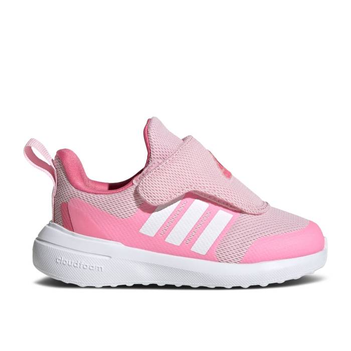 アディダス Adidas 【 Fortarun 2.0 I \u0027Clear Pink White\u0027 Infant Clear Pink/Cloud White/Bliss Pink 】 pink さくら色 もの言う花 pink さくら色 白いこと 白いこと