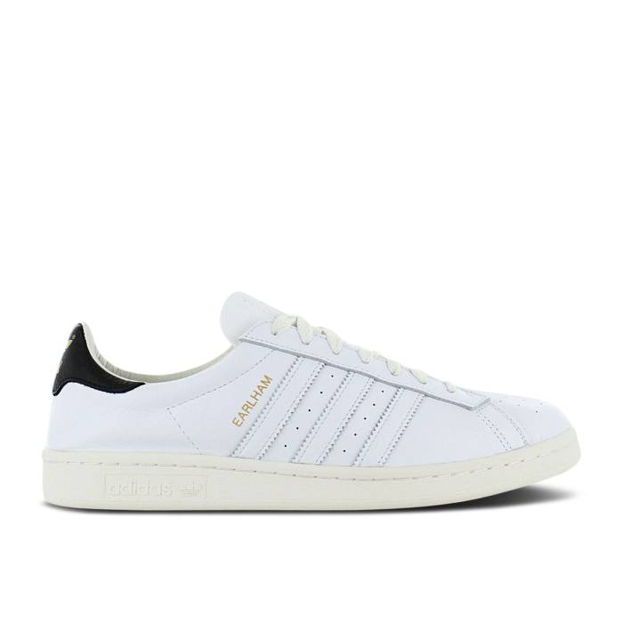 アディダス Adidas 【 Earlham \u0027White Black\u0027 Men Cloud White/Cloud White/Off White 】 メンズ 白いこと 白いこと