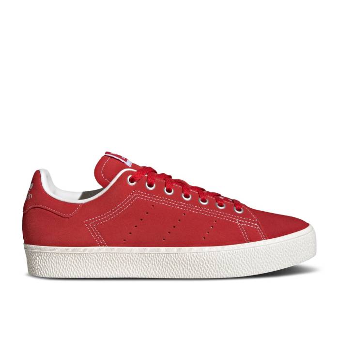 アディダス Adidas 【 Stan Smith Cs \u0027Better Scarlet\u0027 Men Better Scarlet/Core White/Gum 】 メンズ 中核グループ 白いこと 白いこと