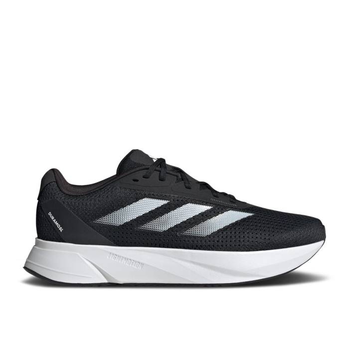 アディダス Adidas 【 Duramo Sl Wide 'Black White' Men Core Black/Cloud White/Carbon 】 メンズ コア 黒色 ブラック 白色 ホワイト カーボン｜スニケス