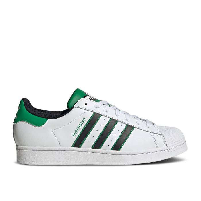 アディダス Adidas 【 Superstar 'White Black Green' Men Cloud White/Core Black/Green 】 Superstar スーパースター 黒色 ブラック メンズ 白色 ホワイト コア 黒色 ブラック green 緑・グリーン