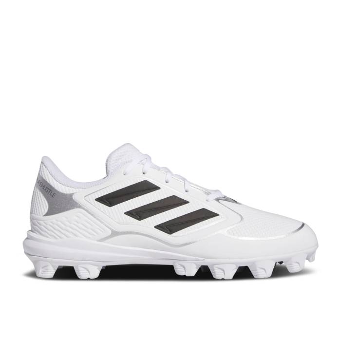 アディダス Adidas 【 Wmns Purehustle 3 Md \u0027White Black\u0027 Women Cloud White/Core Black/Silver Metallic 】 レディース 白いこと 白いこと 中核グループ 黒いこと 黒いこと Silver しろがね色・しろがね色