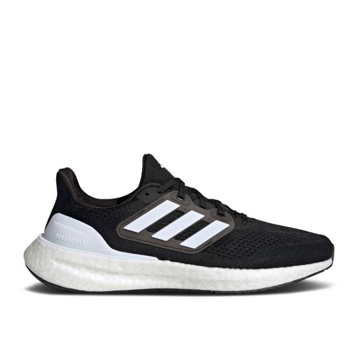 アディダス Adidas 【 Pureboost 23 \u0027Black White\u0027 Men Core Black/Cloud White/Carbon 】 メンズ 中核グループ 黒いこと 黒いこと 白いこと 白いこと 炭素