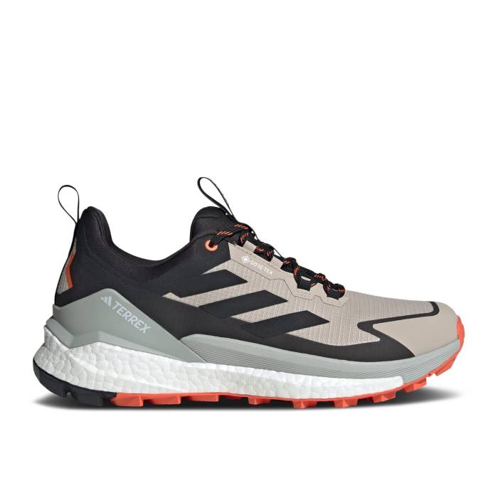 アディダス Adidas 【 Terrex Free Hiker 2.0 Low Gore-Tex \u0027Wonder Beige Orange\u0027 Men Wonder Beige/Core Black/Semi Impact Orange 】 無償性 ゴアテックス ベージュ メンズ ベージュ 中核グループ 黒いこと 黒いこと 差しひびき orange 橙