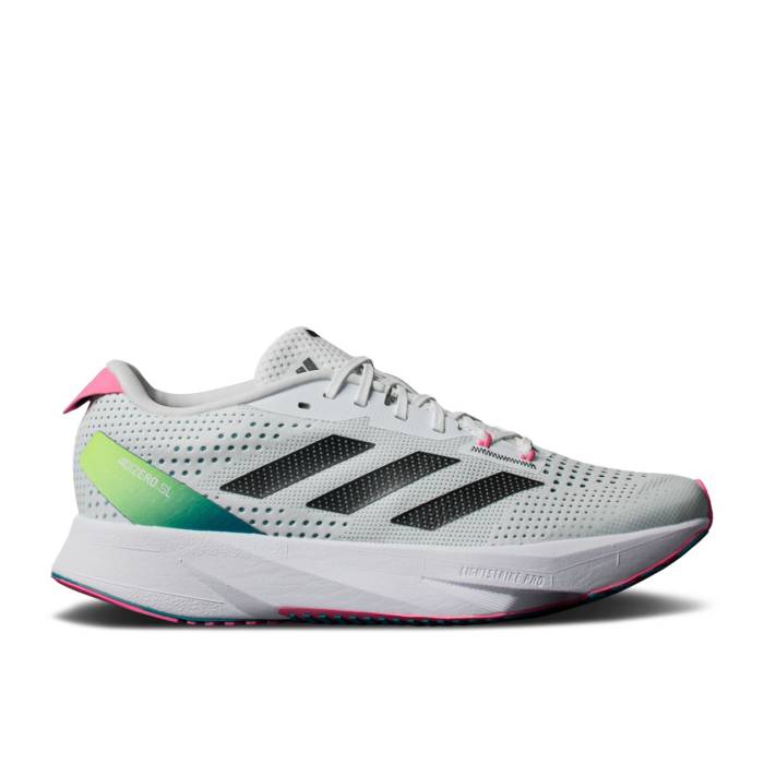 アディダス Adidas 【 Wmns Adizero Sl \u0027White Lucid Pink\u0027 Women Cloud White/Core Black/Arctic Fusion 】 アディゼロ レディース 白いこと 白いこと 中核グループ 黒いこと 黒いこと Fusion 核融合反応