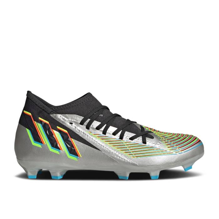 アディダス Adidas 【 Predator Edge.3 Fg \u0027Beyond Fast\u0027 Men Silver Metallic/Core Black/Team Solar Green 】 プレデター メンズ Silver しろがね色・しろがね色 中核グループ 黒いこと 黒いこと Team 野球クラブ green 緑・緑であること