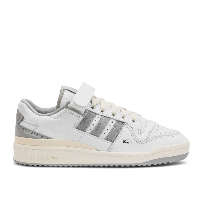 アディダス Adidas 【 Shoe Palace X Forum 84 Low 'The Flea' Men White/Grey Two/Core Black 】 フォーラム メンズ 白色 ホワイト 灰色 グレー コア 黒色 ブラック