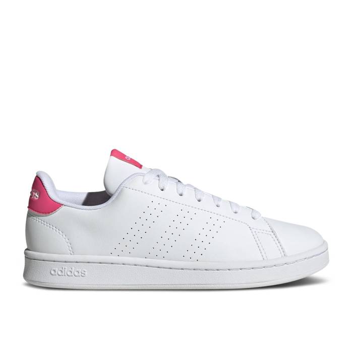 アディダス Adidas 【 Wmns Advantage \u0027White Pink\u0027 Women Cloud White/Cloud White/Cloud White 】 レディース 白いこと 白いこと