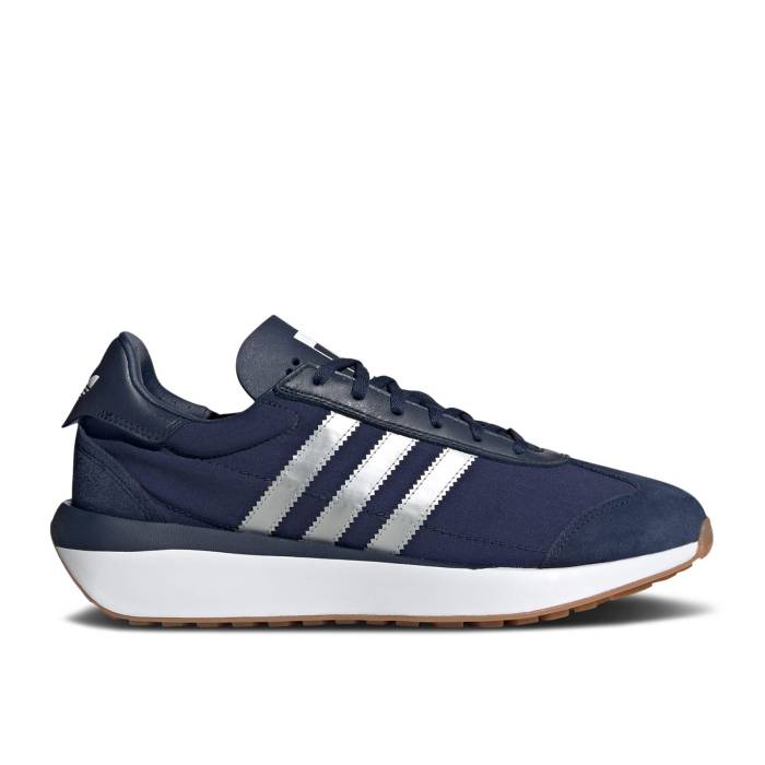 アディダス Adidas 【 Country Xlg 'Dark Blue Silver Metallic' Men Dark Blue/Silver Metallic/Night Indigo 】 カントリー 青色 ブルー Silver 銀色・シルバー メンズ 青色 ブルー Silver 銀色・シルバー ナイト 藍色・イ