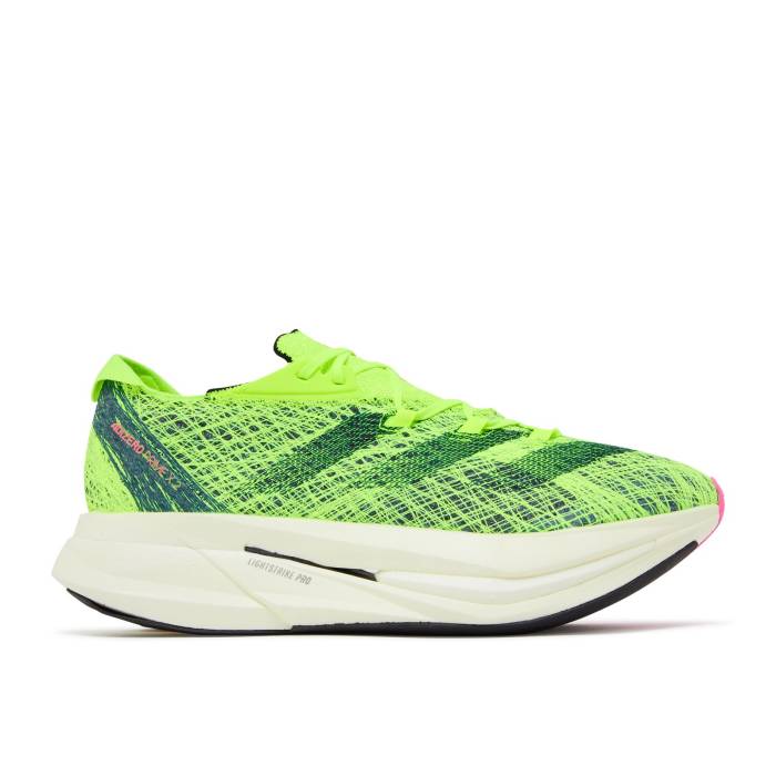 アディダス Adidas 【 Adizero Prime X 2.0 Strung \u0027Lucid Lemon\u0027 Men Lucid Lemon/Core Black/Arctic Night 】 アディゼロ メンズ 中核グループ 黒いこと 黒いこと ナイト爵
