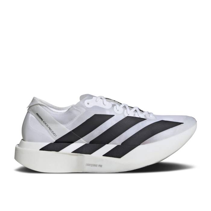 アディダス Adidas 【 Adizero Adios Pro Evo 1 'White Black' Men White/Black/Crystal White 】 アディゼロ アディオス プロ メンズ 白色 ホワイト 黒色 ブラック|スニケス