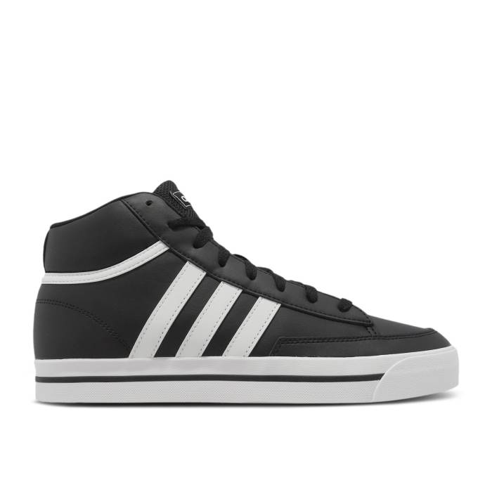 アディダス Adidas 【 Retrovulc Mid \u0027Black White\u0027 Men Core Black/Cloud White/Core Black 】 ミッド メンズ 中核グループ 黒いこと 黒いこと 白いこと 白いこと