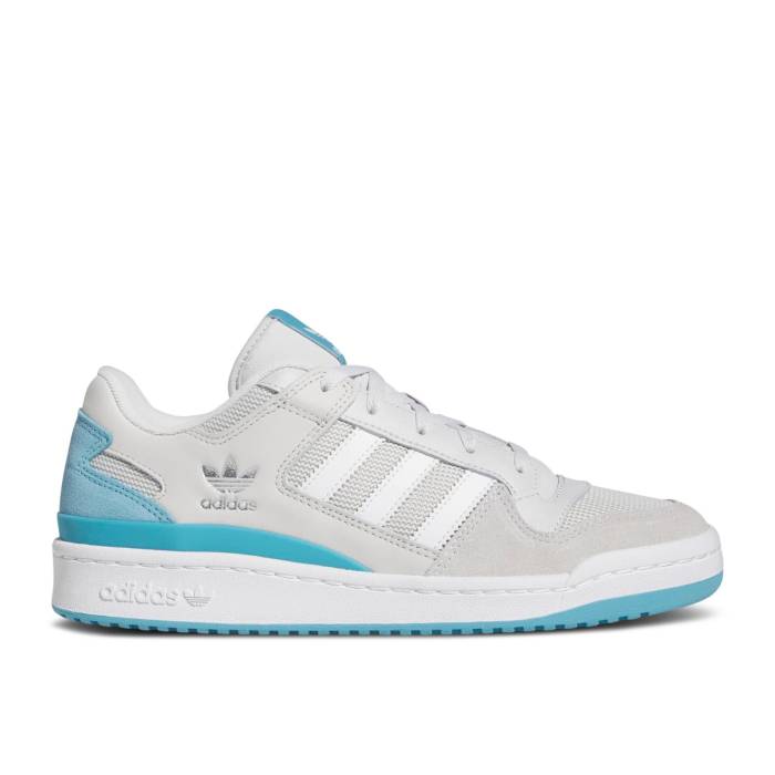 アディダス Adidas 【 Forum Low \u0027Grey Preloved Blue\u0027 Men Grey One/Cloud White/Preloved Blue 】 討論会 メンズ 薄墨色 薄墨色 白いこと 白いこと 青み 青色