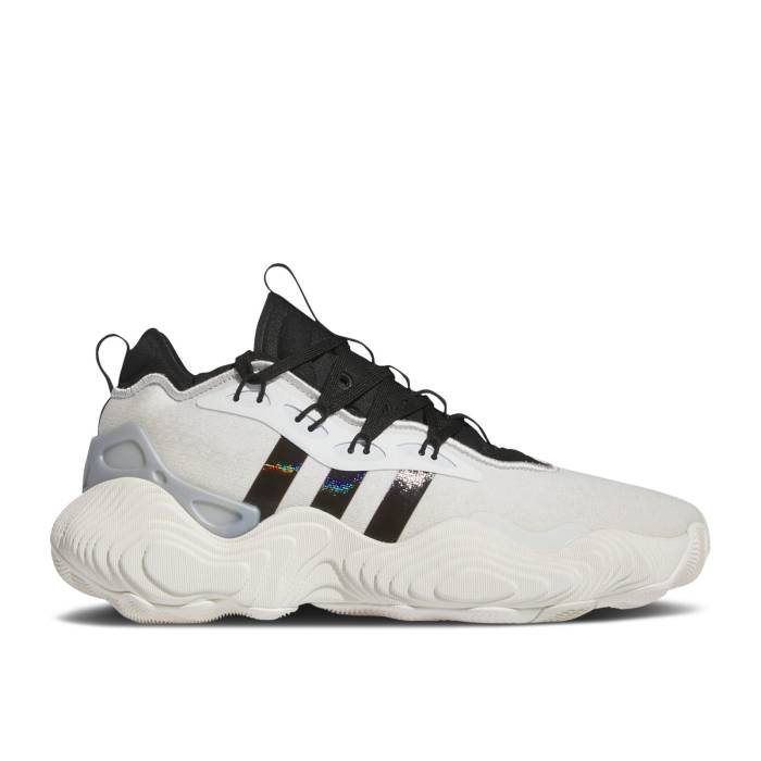 アディダス Adidas 【 Trae Young 3 'Stormtrooper' Men Orbit Grey/Core Black/Crystal White 】 メンズ 灰色 グレー コア 黒色 ブラック 白色 ホワイト