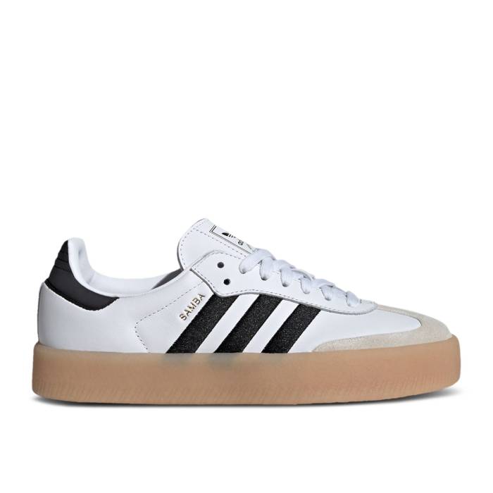 アディダス Adidas 【 Wmns Sambae \u0027White Black Gum\u0027 Women Cloud White/Cloud White/Core Black 】 黒いこと 黒いこと レディース 白いこと 白いこと 中核グループ 黒いこと 黒いこと